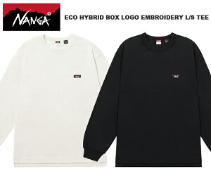 [ �|�C���gUP & �ő�2000�~OFF�N�[�|�� ] NANGA ECO HYBRID BOX LOGO EMBROIDERY L/S TEE nw2411-1g803 �i���K �G�R�n�C�u���b�h �{�b�N�X���S �G���u���C�_���[ �����O�X���[�u�e�B�[ ���� T�V���c ����T Ferre Yarn