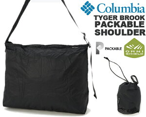 [ 4/1 �̓����_�t���f�[!&�|�C���g5�{!] Columbia TYGER BROOK PACKABLE SHOULDER BLACK 22L pu8587-010 �R�����r�A �^�C�K�[�u���b�N �p�b�J�u�� �V�����_�[�o�b�O �u���b�N �� ���� ��e�� BAG �I���j�V�[���h