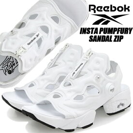 Reebok INSTAPUMP FURY SANDAL ZIP FTWWHT/FTWWHT/FTWW 100202020 リーボック フューリー サンダル ジップ ホワイト レディース スニーカーサンダル