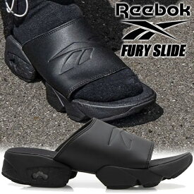 Reebok FURY SLIDE BLACK/BLACK 100202252 リーボック フューリー スライド ブラック レディース サンダル