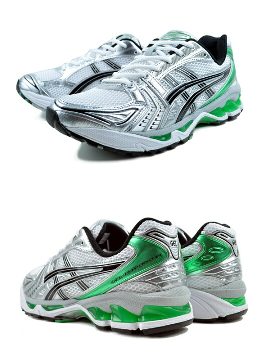 楽天市場】asics GEL-KAYANO 14 WHITE/MALACHITE GREEN 1201a019-110 