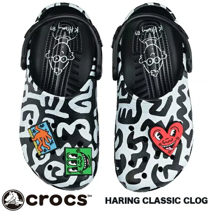 楽天市場】crocs HARING CLASSIC CLOG BLACK 209488-001 クロックス 