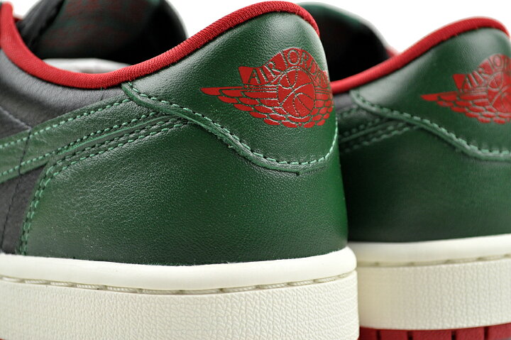 楽天市場】NIKE WMNS AIR JORDAN 1 RETRO LOW OG black/gorge green 
