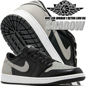 NIKE AIR JORDAN 1 RETRO LOW OG SHADOW black/medium grey-white cz0790-003 iCL GAW[_ 1 g [ OG Xj[J[ AJ1 ubN ~fBAO[ VhE