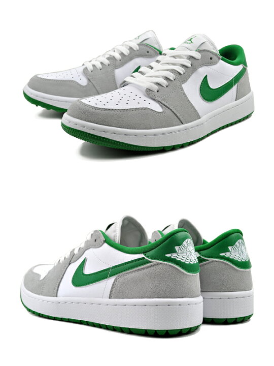 楽天市場】NIKE AIR JORDAN 1 LOW GOLF white/pine green-smoke grey 
