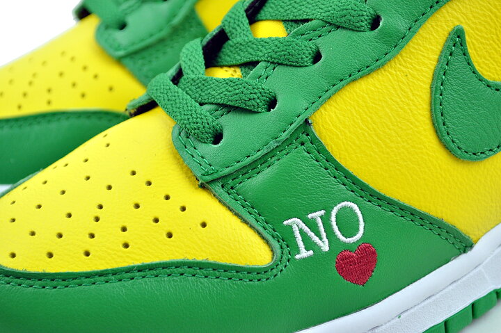 楽天市場】NIKE SB DUNK HI OG QS SUPREME By Any Means yellow zest 