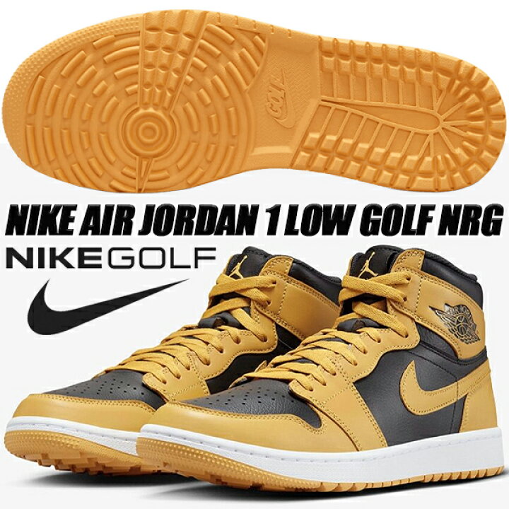 NIKE★AIR JORDAN 1 HIGH GOLF WHITE BLACK スニーカー DQ0660