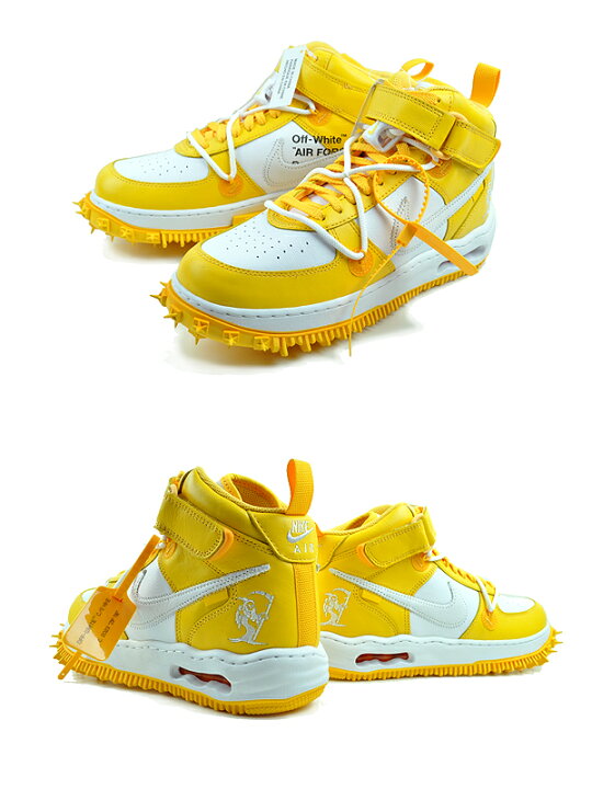 楽天市場】NIKE AIR FORCE 1 MID SP LTHR OFF-WHITE white/wht-varsity 