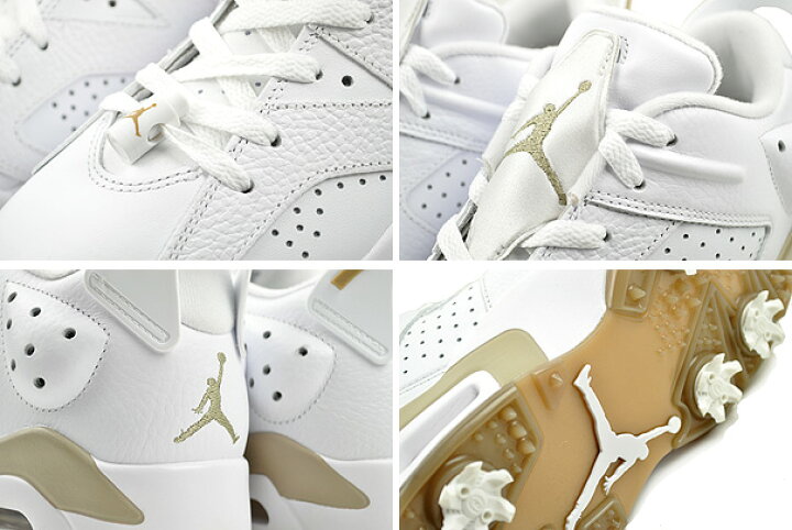 楽天市場】NIKE JORDAN RETRO 6 GOLF white/khaki dv1376-100 ナイキ 