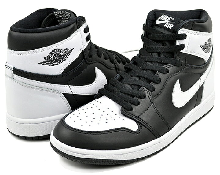 楽天市場】NIKE AIR JORDAN 1 RETRO HIGH OG black/whiet-wht dz5485 