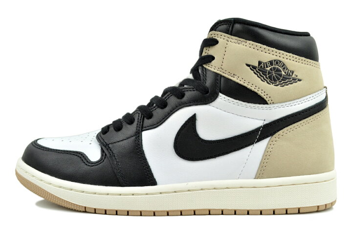 楽天市場】NIKE WMNS AIR JORDAN 1 RETRO HI OG LATTE black/legend md  