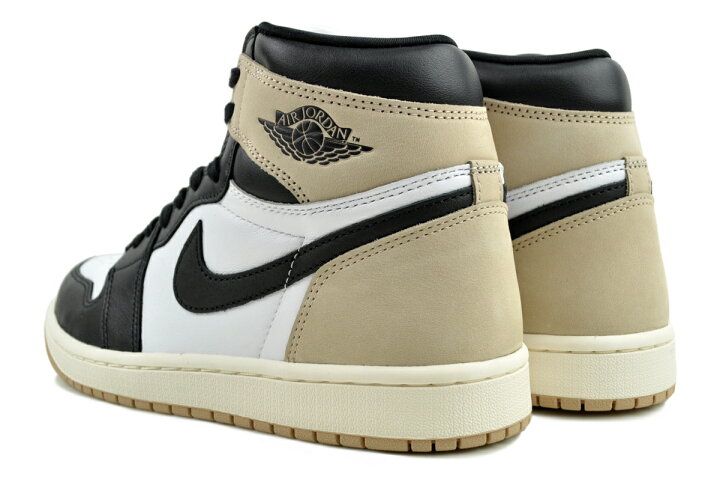 楽天市場】NIKE WMNS AIR JORDAN 1 RETRO HI OG LATTE black/legend md 