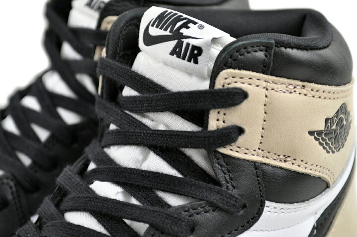 楽天市場】NIKE WMNS AIR JORDAN 1 RETRO HI OG LATTE black/legend md 
