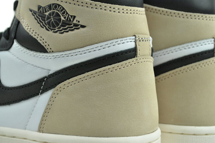 楽天市場】NIKE WMNS AIR JORDAN 1 RETRO HI OG LATTE black/legend md  