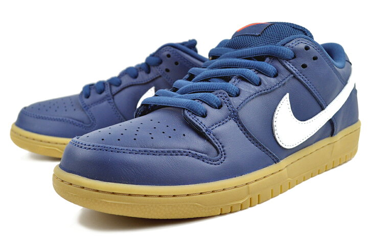 楽天市場】NIKE SB DUNK LOW PRO ORANGE LABEL navy/white-navy fj1674 
