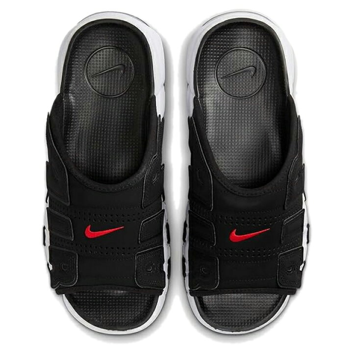 楽天市場】NIKE AIR MORE UPTEMPO SLIDE black/white-blk-clear fj2707  