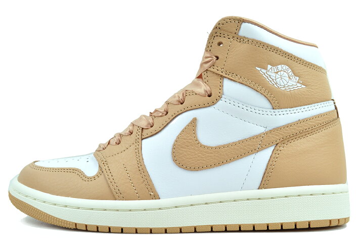 楽天市場】NIKE WMNS AIR JORDAN 1 RETRO HI OG praline/white-sail 