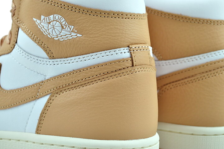 楽天市場】NIKE WMNS AIR JORDAN 1 RETRO HI OG praline/white-sail 