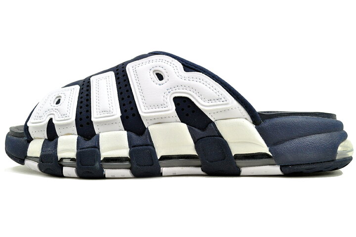 楽天市場】NIKE AIR MORE UPTEMPO SLIDE NA midnight navy/university 