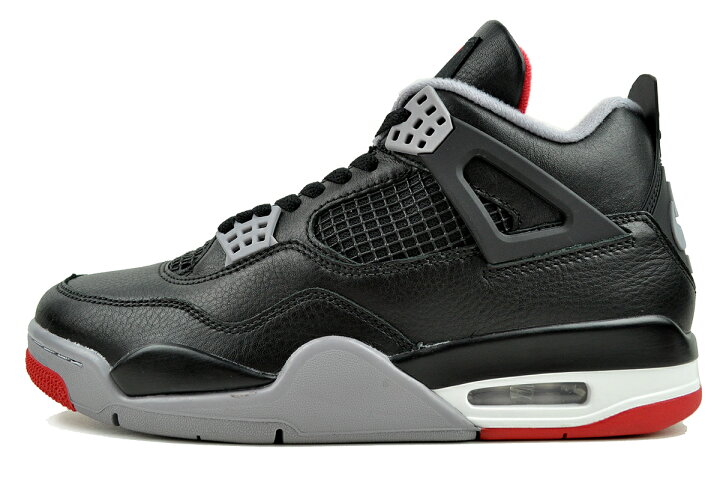 楽天市場】NIKE AIR JORDAN 4 RETRO BRED REIMAGINED black/fire red 