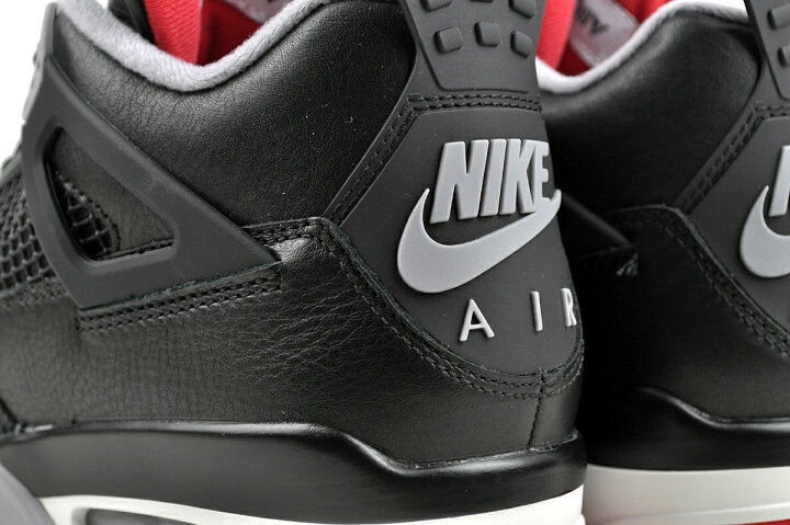 楽天市場】NIKE AIR JORDAN 4 RETRO BRED REIMAGINED black/fire red 
