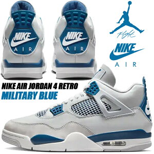 NIKE AIR JORDAN 4 RETRO MILITARY BLUE off white/military blue fv5029-141 iCL GAW[_ 4 g Xj[J[ AJIV ~^[u[