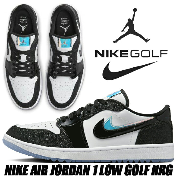 楽天市場】NIKE AIR JORDAN 1 LOW GOLF NRG MASTERS white/black 