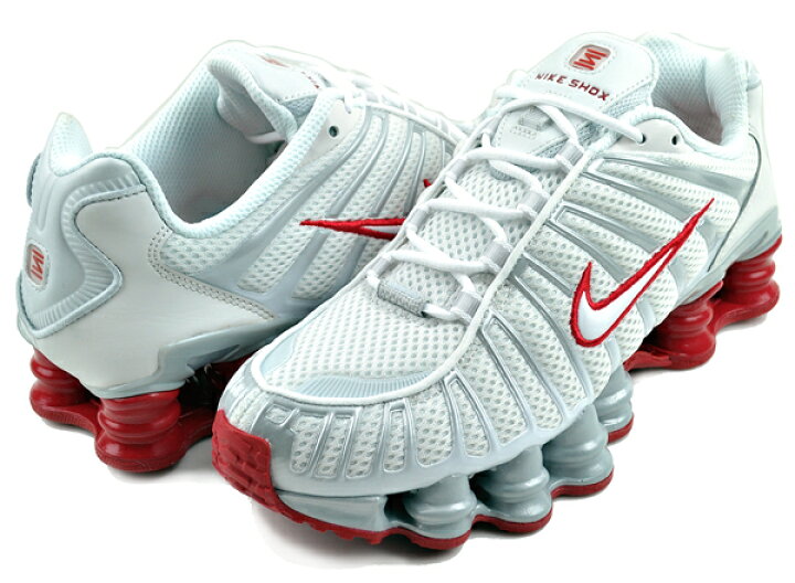 楽天市場】NIKE WMNS SHOX TL platinum tint/white-gym red fz4344-001 