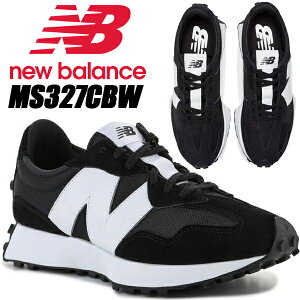 NEW BALANCE MS327CBW Width D Black/White �j���[�o�����X 327 ���f�B�[�X �X�j�[�J�[ �u���b�N �z���C�g