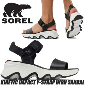 SOREL KINETIC IMPACT Y-STRAP HIGH SANDAL BLACK/SEA SALT nl4962-010 �\���� �L�l�e�B�b�N �C���p�N�g ���C�X�g���b�v �n�C �T���_�� ���f�B�[�X �V���[�N�\�[�� Y�X�g���b�v �u���b�N
