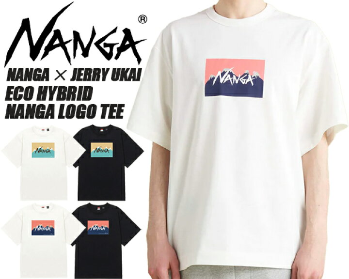 楽天市場】NANGA Jerry Ukai ECO HYBRID NANGA LOGO TEE nw2411-1g805 