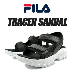 [ |CgUP & ȊN[|!! ] FILA TRACER SANDAL F BLACK/WHITE wss24003-014 tB g[T[ T_ fB[X xgXgbv ubN