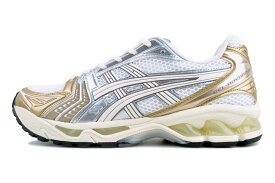 [ ポイントUP & 最大2000円OFFクーポン ] asics GEL-KAYANO 14 WHITE/CREAM 1203a537-104 アシックス ゲルカヤノ 14 ホワイト クリーム シルバー ゴールド