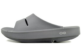 [ ポイントUP & 最大2000円OFFクーポン ] OOFOS OOahh SLATE 2000020046182 ウーフォス ウーアー ユニセックス スレート グレー リカバリーシューズ シャワー サンダル SANDAL クッション 疲労回復 スライド SLIDE