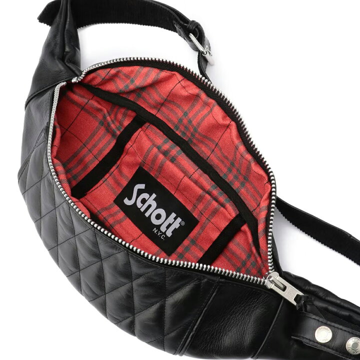 楽天市場】Schott PADDED BODY BAG 7823976006 ショット パデッド 