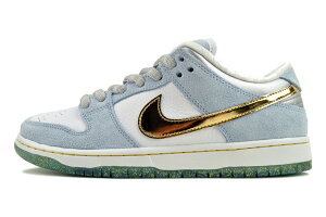 NIKE SB DUNK LOW PRO QS SEAN CLIVER white/metallic gold dc9936-100 �i�C�L �X�P�[�g�{�[�f�B���O �_���N ���[ �v�� �N�C�b�N�X�g���C�N �V���[���E�N���C���@�[ HOLIDAY SPECIAL �N���X�}�X �N���b�V���h�u���[