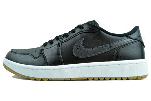 NIKE AIR JORDAN 1 LOW GOLF black/anthracite-gum med brown dd9315-005 ナイキ エアジョーダン 1 ロー ゴルフ ブラック アンスラサイト ガム ブラウン ゴルフシューズ スパイクレス