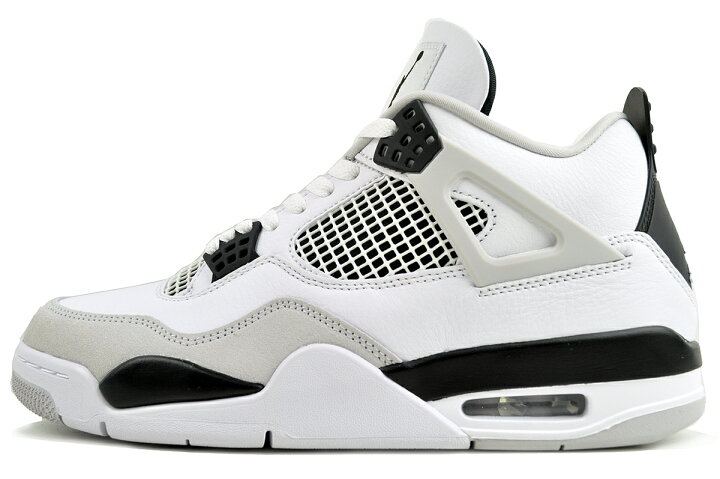 楽天市場】NIKE AIR JORDAN 4 RETRO MILITARY BLACK white/black 