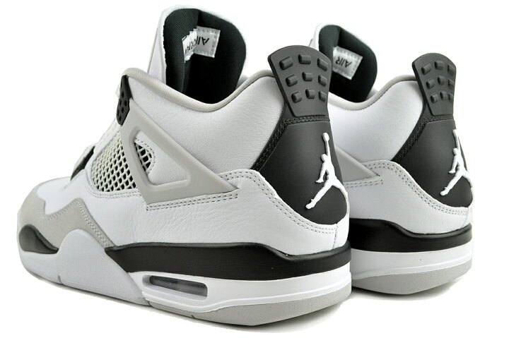 楽天市場】NIKE AIR JORDAN 4 RETRO MILITARY BLACK white/black 