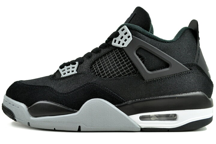 楽天市場】NIKE AIR JORDAN 4 RETRO SE BLACK CANVAS black/lt steel 