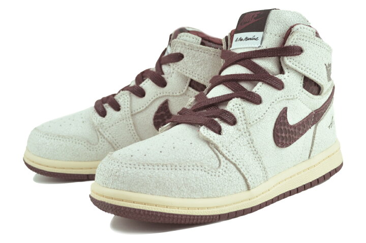 楽天市場】NIKE AIR JORDAN 1 HI OG SP (TD) A Ma Maniere sail  