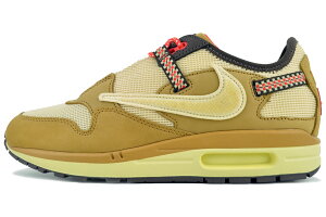 NIKE AIR MAX 1 CACTUS JACK TRAVIS SCOTT wheat/lemon drop-baroque brown do9392-701 iCL GA}bNX 1 JN^XEWbN gBX XRbg EB[g hbv obNuE R{