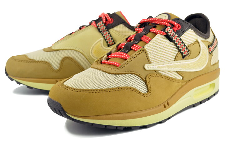 楽天市場】NIKE AIR MAX 1 CACTUS JACK TRAVIS SCOTT wheat/lemon drop 