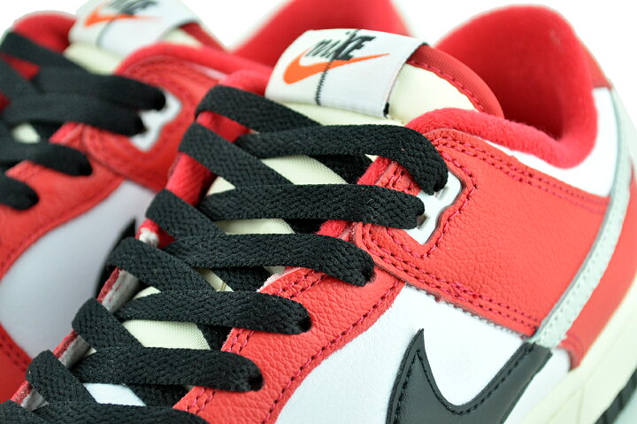 楽天市場】NIKE DUNK LOW RETRO PREMIUM CHICAGO SPLIT university red  