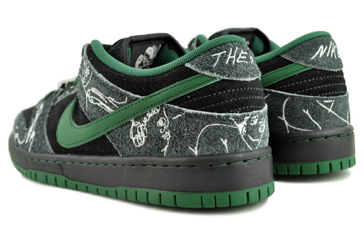 楽天市場】NIKE SB DUNK LOW PRO QS There Skateboards black/gorge 