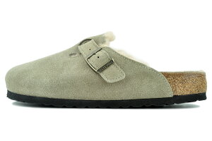 BIRKENSTOCK BOSTON VL SHEARLING (REGULAR FIT) TAUPE 1028289 ビルケンシュトック ボストン シアリング トープ レギュラーフィット サンダル ミュール スエードレザー ミンク クロッグ
