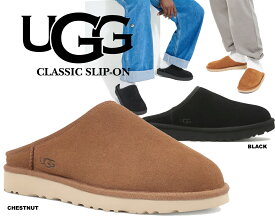 UGG MENS CLASSIC SLIP-ON 1129290 アグ メンズ クラシック スリッポン シープスキン シューズ リラックス サンダル クロッグ