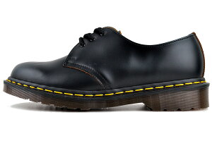 Dr.Martens VINTAGE 1461 3EYE GIBSON MADE IN ENGLAND BLACK 12877001 hN^[}[` Be[W 1461 3 z[ Mu\ V[Y MIE ubN ChCCOh UK QUILONU[