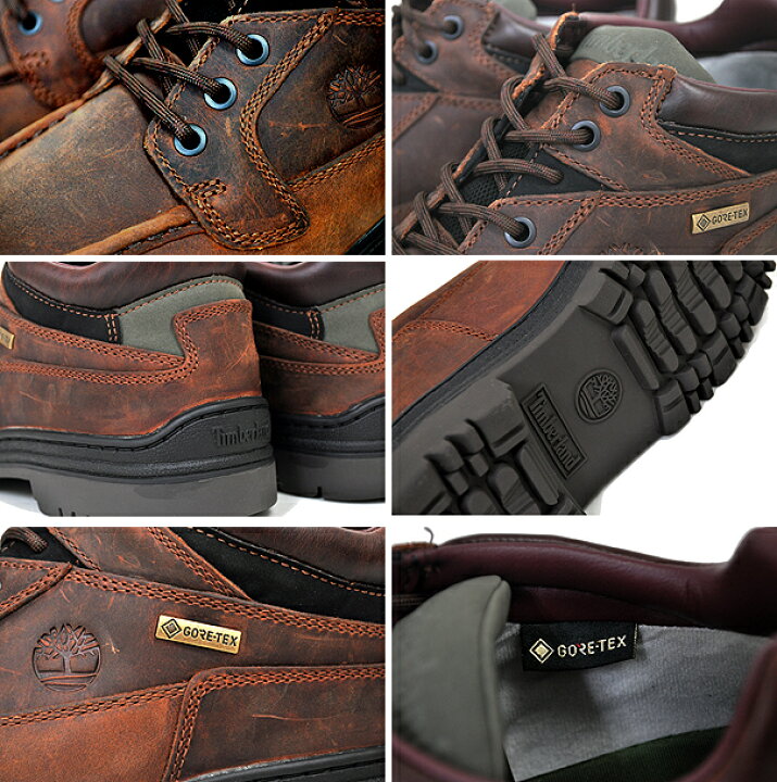 楽天市場】Timberland HERITAGE GTX MOC TOE MID MD BROWN FULL GRAIN 