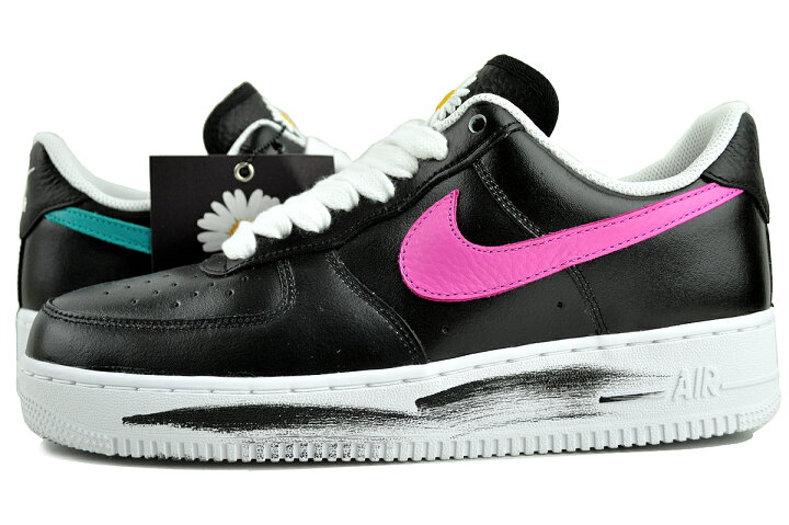 楽天市場】NIKE AIR FORCE 1 07 PARANOISE black/new emerald-pinkfire 